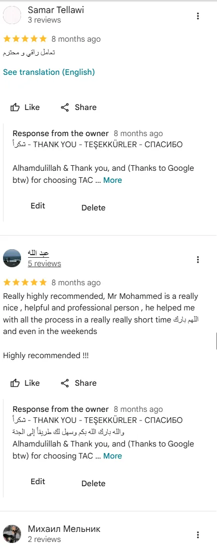 Real Google review screenshot 11